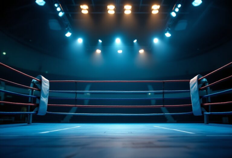 Anthony Joshua training for his heavyweight boxing comeback
