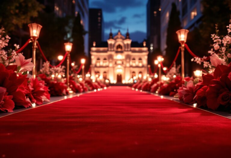 Celebrities showcasing daring fashion on the red carpet