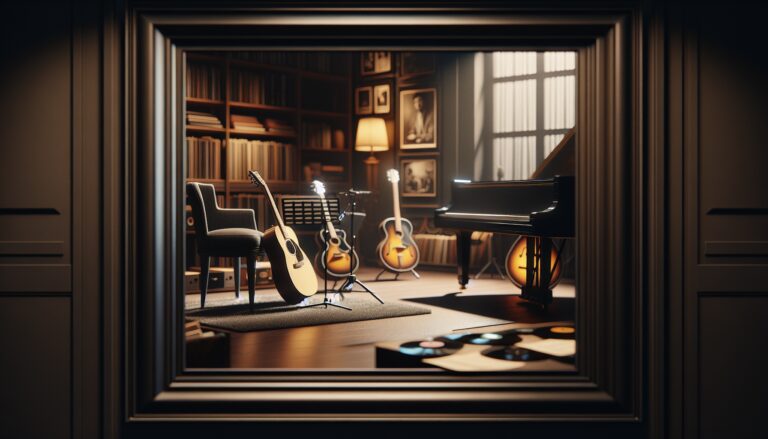A couple passionately creating music together in harmony