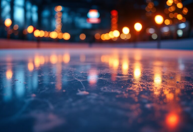 Concorrenti di Dancing on Ice in una performance emozionante