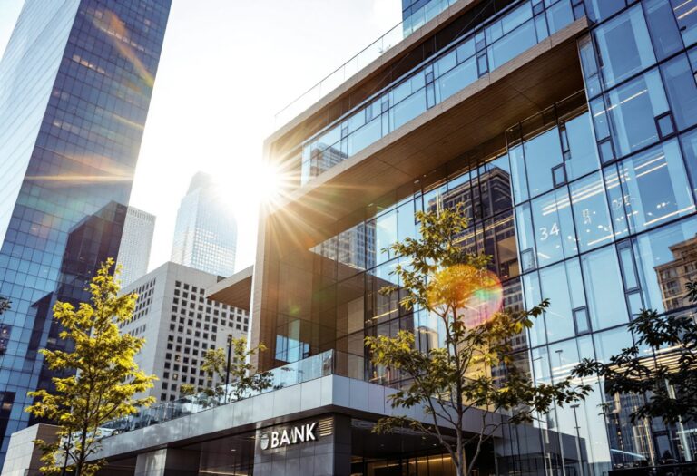 Investors analyzing future banking trends and insights