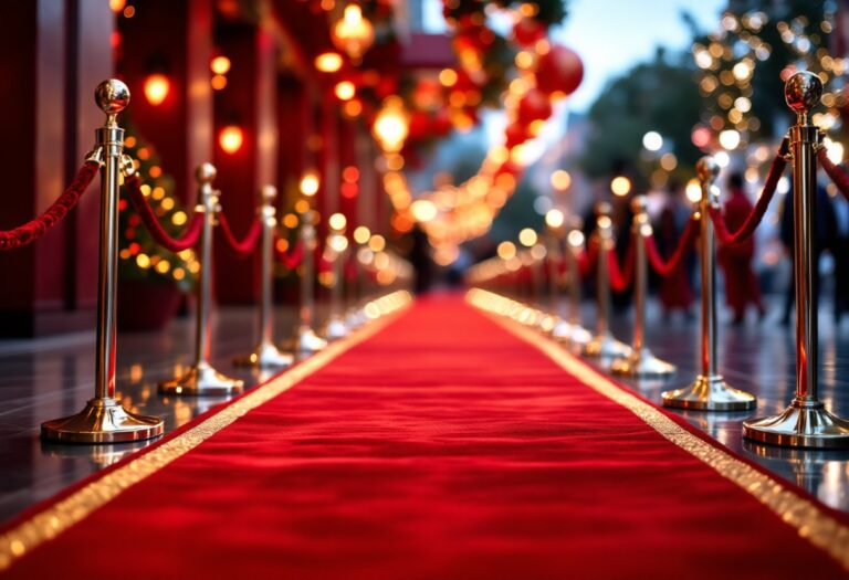 Celebrità in abiti eleganti ai Baftas 2025