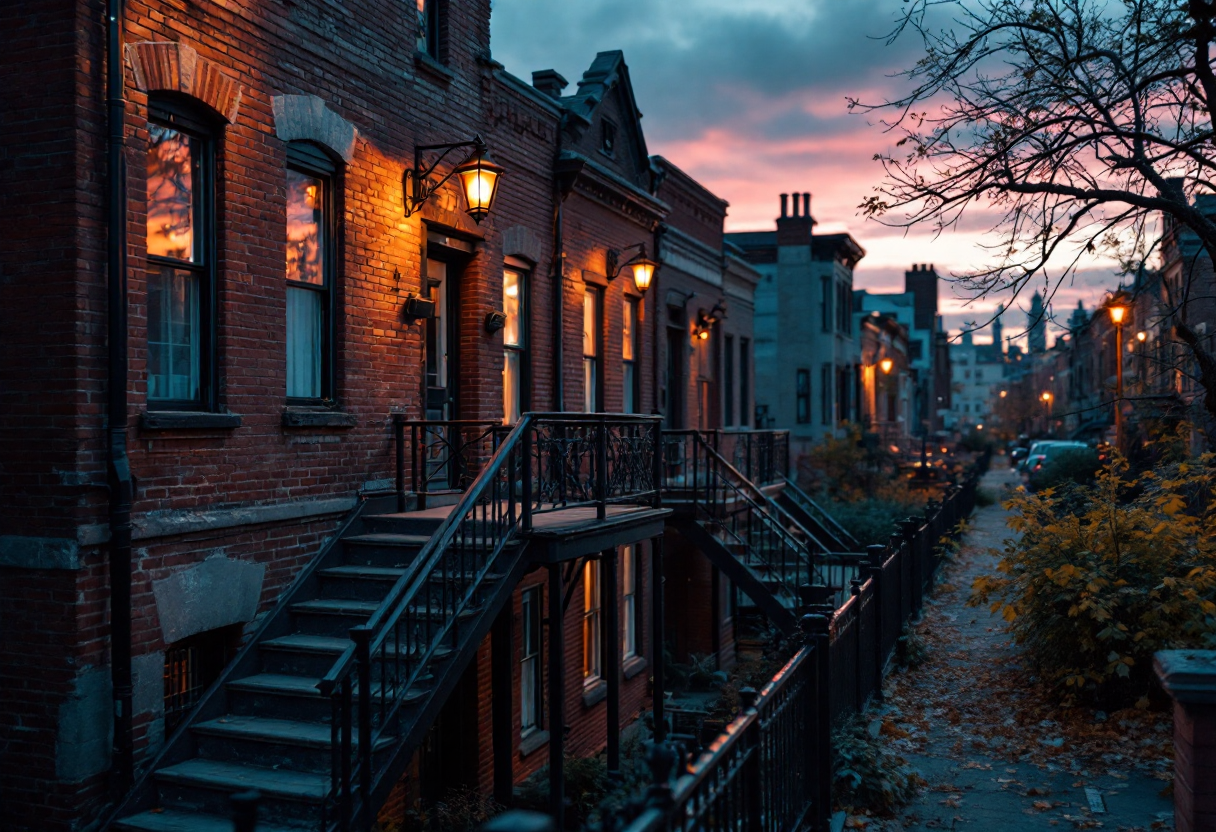 Scene from Brooklyn highlighting mental health issues