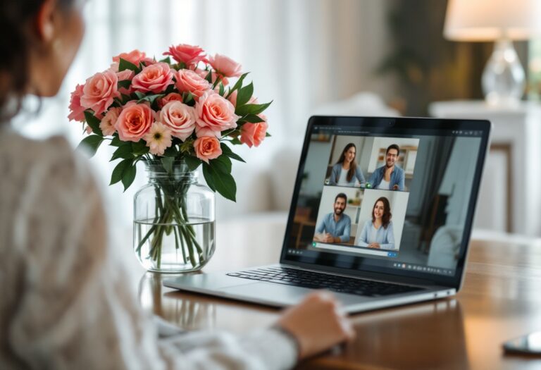 Illustration of romance fraud in online dating