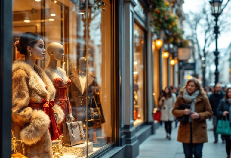 Shoppers exploring vibrant retail destinations worldwide