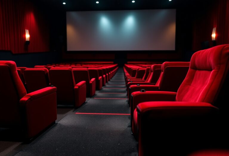 A visual representation of love triangles in films