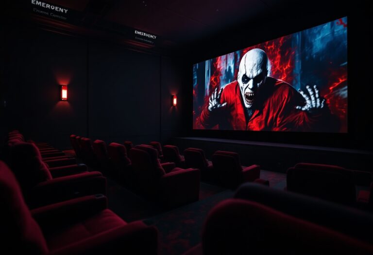 Iconic scene from the Saw franchise showcasing horror elements