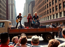 the rolling stones surprise performance on a flatbed truck 1746373242