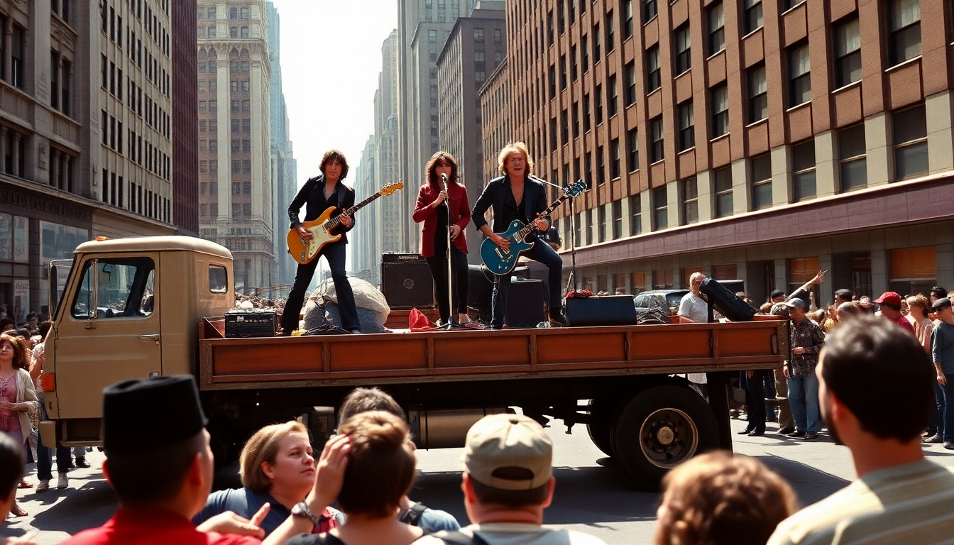 the rolling stones surprise performance on a flatbed truck 1746373242