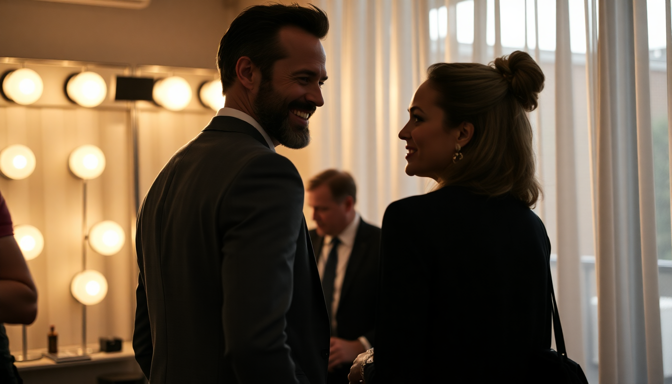 walton goggins and aimee lou wood appear to resolve feud ahead of snl debut 1746587785